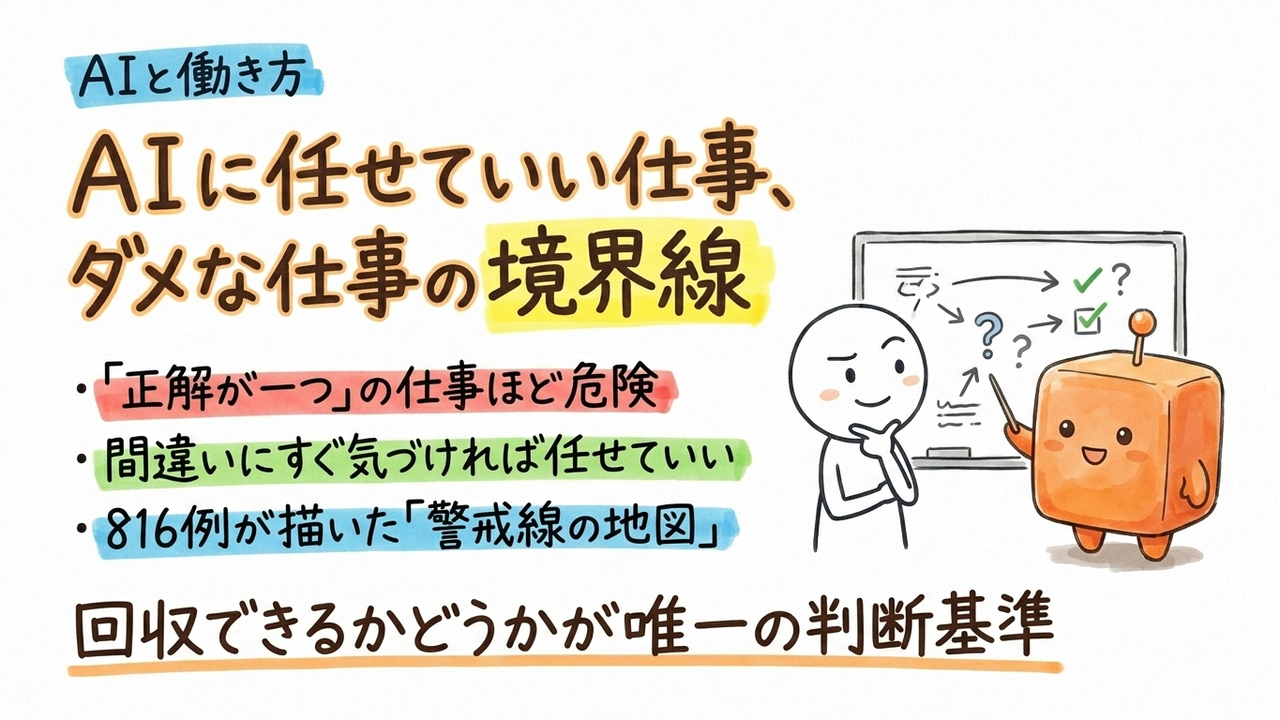 市役所816例で分かった、AIに任せていい仕事と任せてはいけない仕事