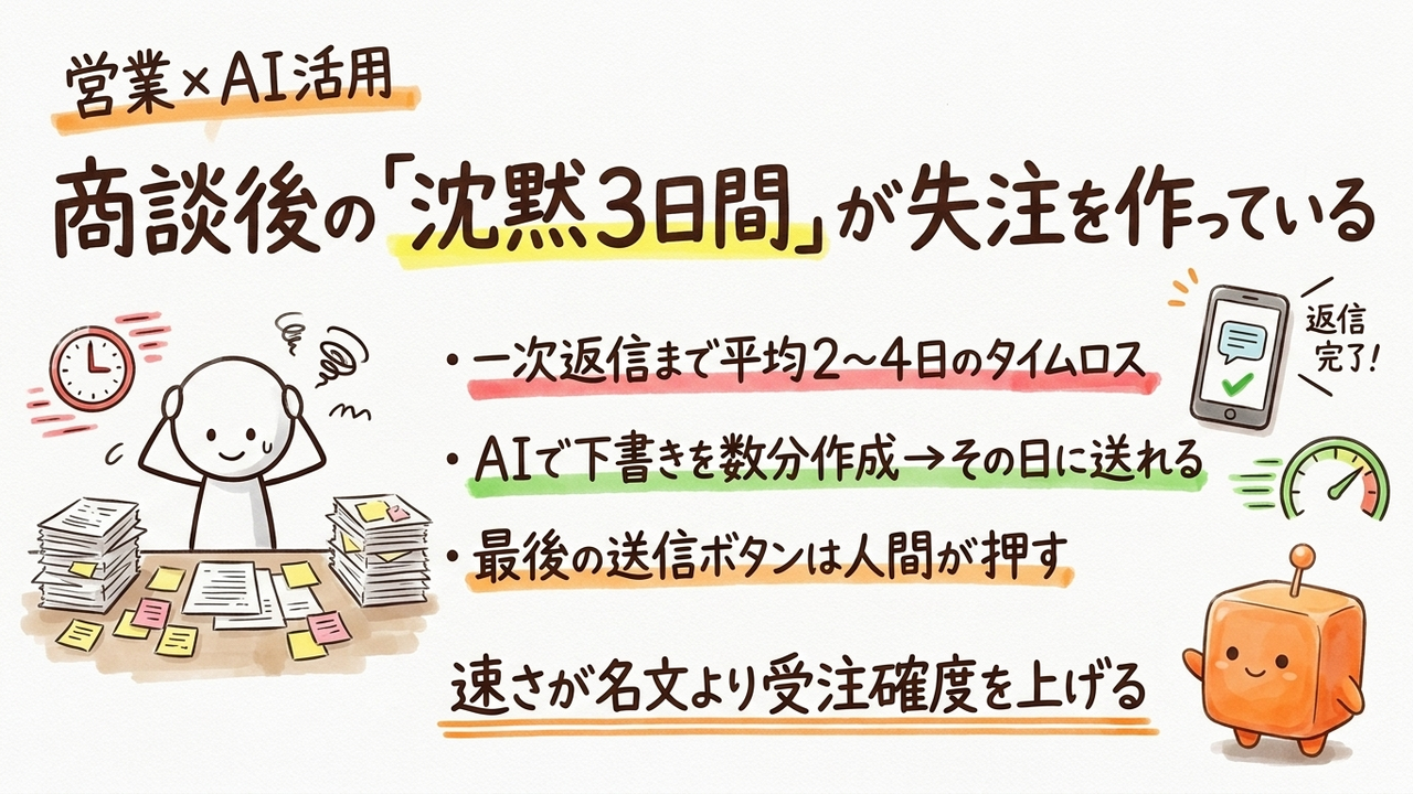 商談後の追客フォローを自動化する：国内中小企業が取り込める仕組みを検討する