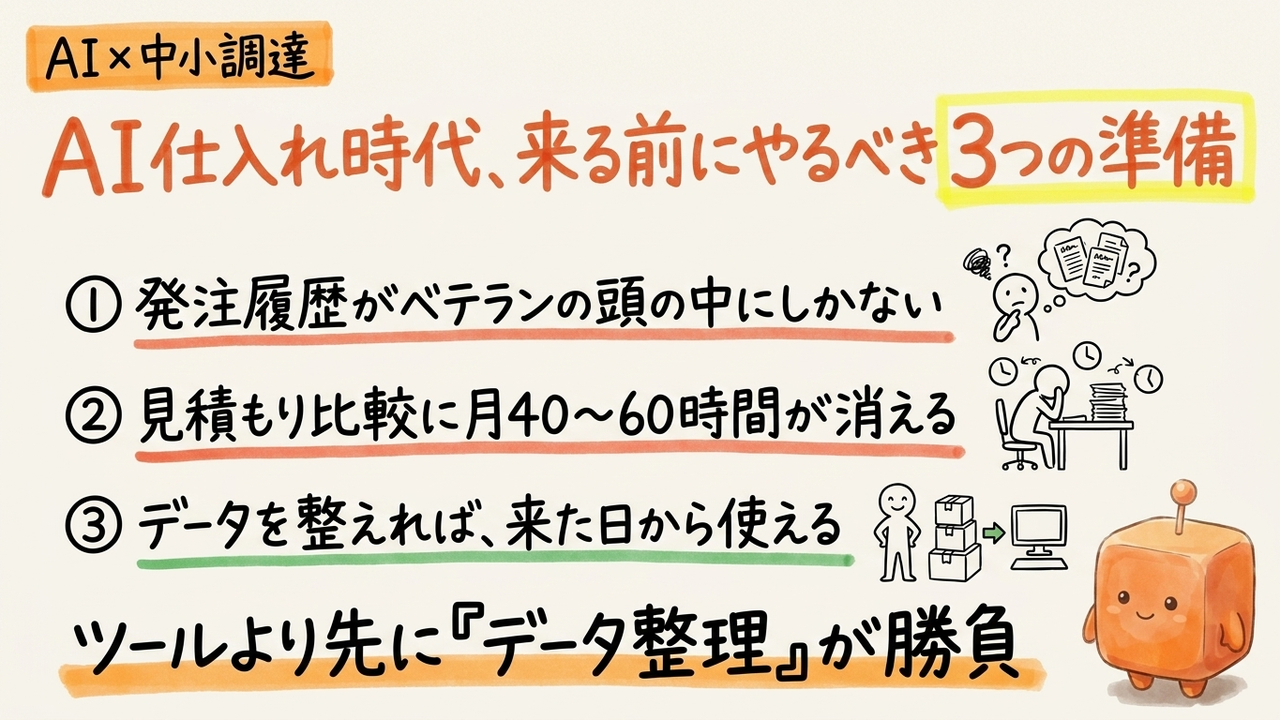 Alibaba.comのAI調達機能と、日本の中小仕入れ担当が今準備すべきデータ整備