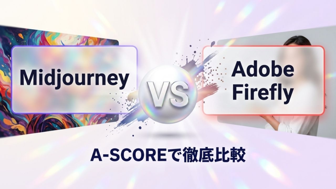 Midjourney vs Adobe Firefly｜A-SCOREで徹底比較（2026年版）